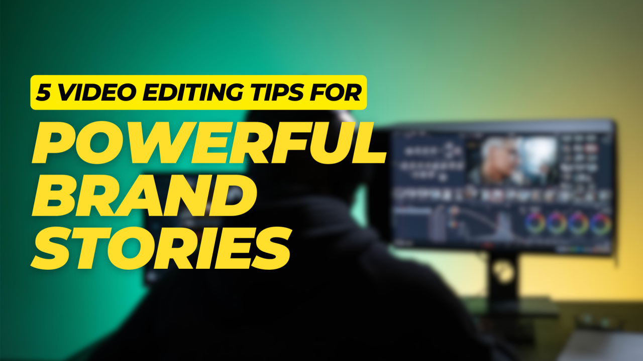 Freelance Video Editing Crafting Compelling Stories